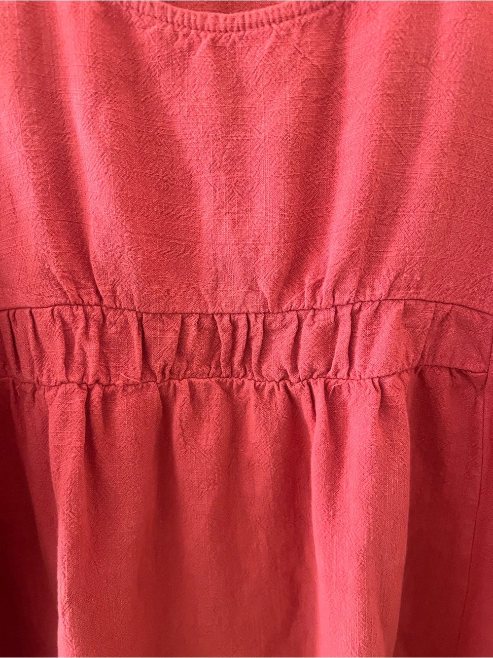 Umgee Ruffle Sleeve Dress - Casual Cotton - Picture 5 of 7